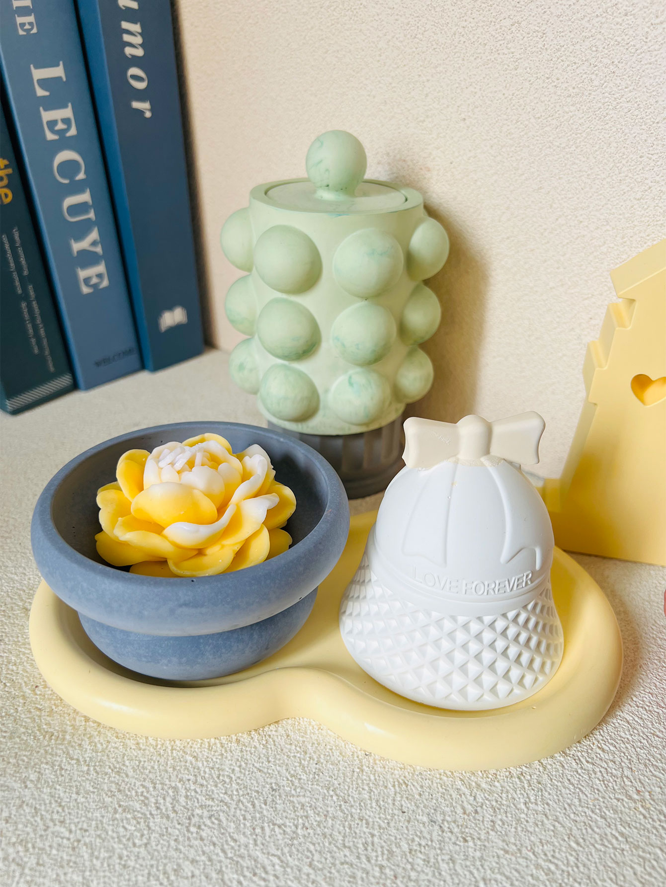 キャンドル回転コンクリート金型、バブルジャー、ドナルアロマテ - Donut Mold Silicone のレビューと価格