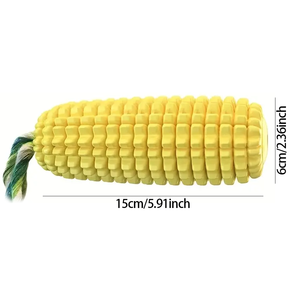 ペット用おもちゃ 音が鳴る歯磨き用噛む棒、TPRコーンドッグ - Corn Dog Stick のレビューと価格