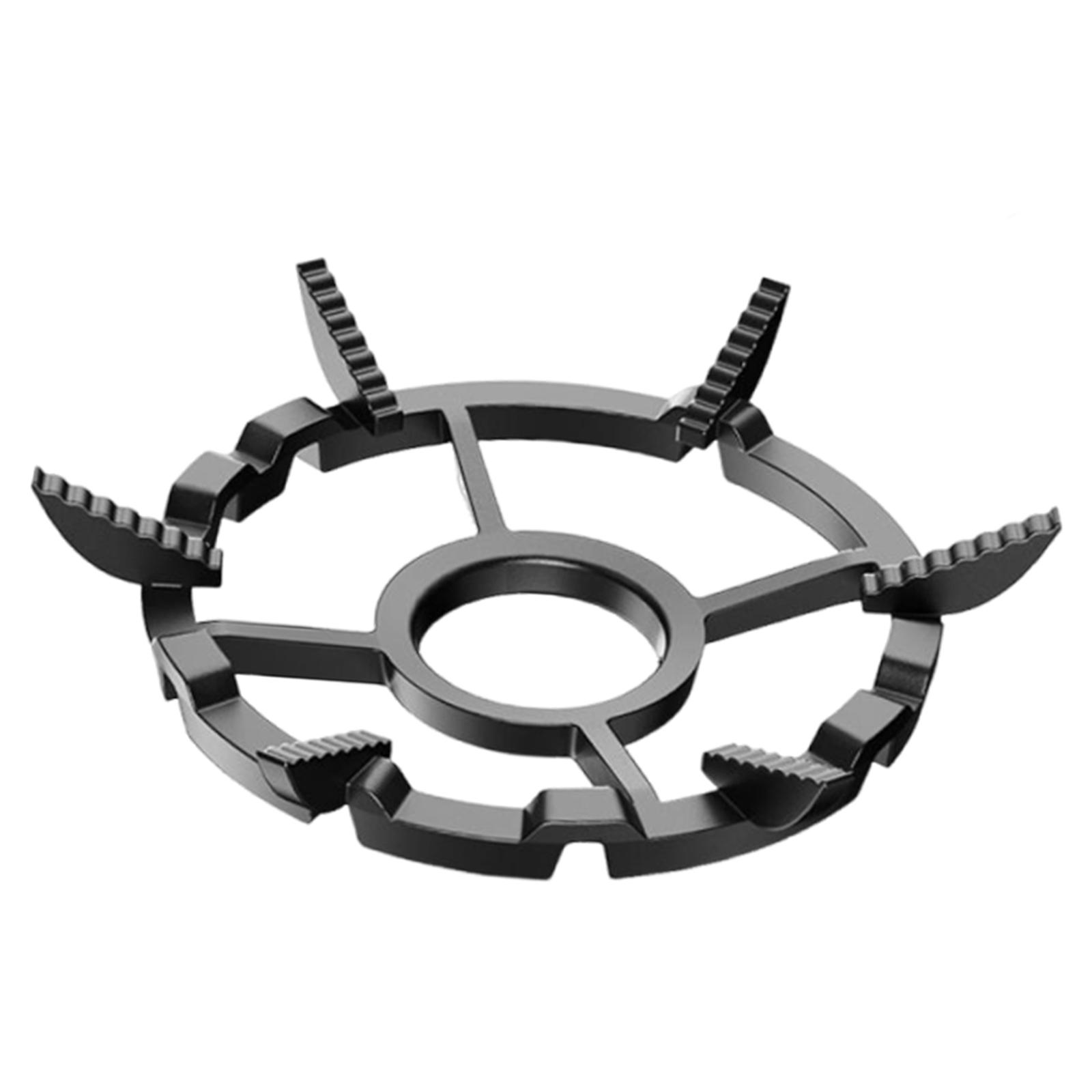 鋳鉄製中華鍋サポートポットラック滑り止め頑丈簡単設置コンロス - Cast Iron Corn のレビューと価格