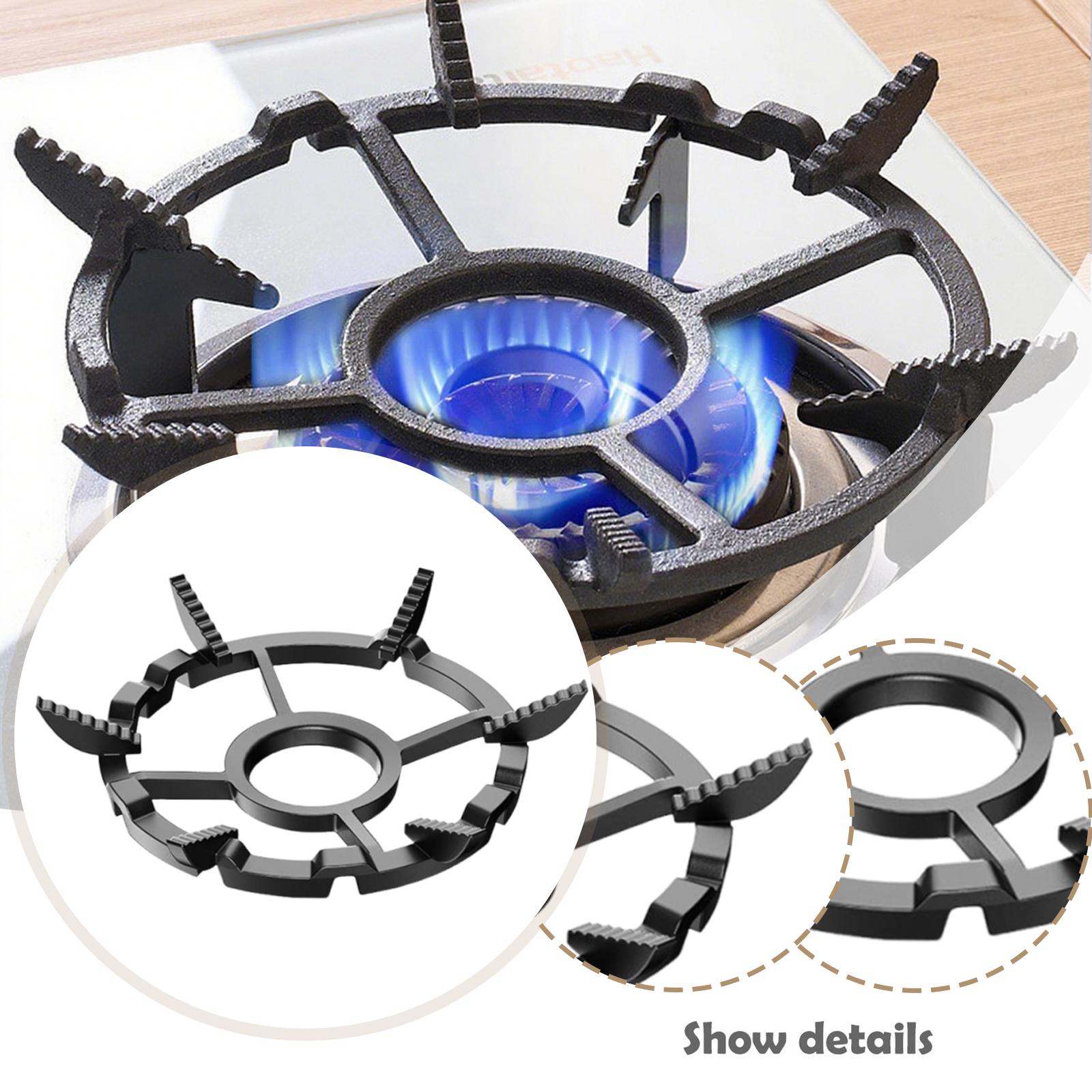 鋳鉄製中華鍋サポートポットラック滑り止め頑丈簡単設置コンロス - Cast Iron Corn のレビューと価格