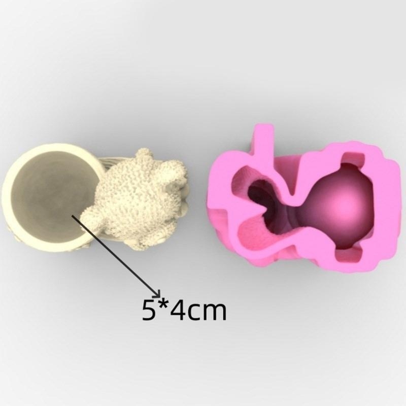 3D DIY 植木鉢金型シリコーンコンクリート金型クマ花瓶金 - Potsticker Mold のレビューと価格