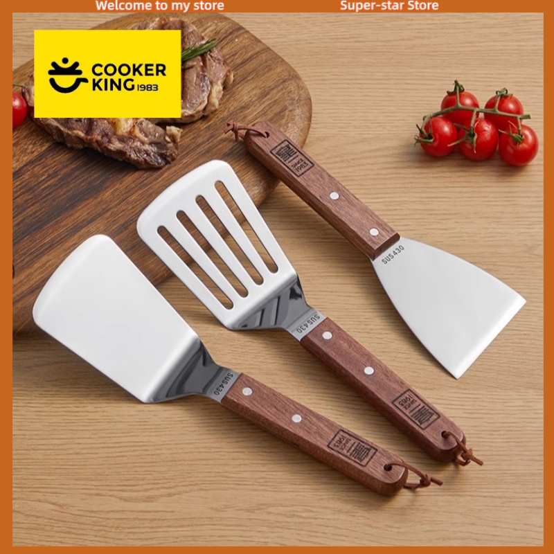 COOKER KING ステンレス鋼製スパチュラ＆グリルスク - Okonomiyaki Spatula のレビューと価格