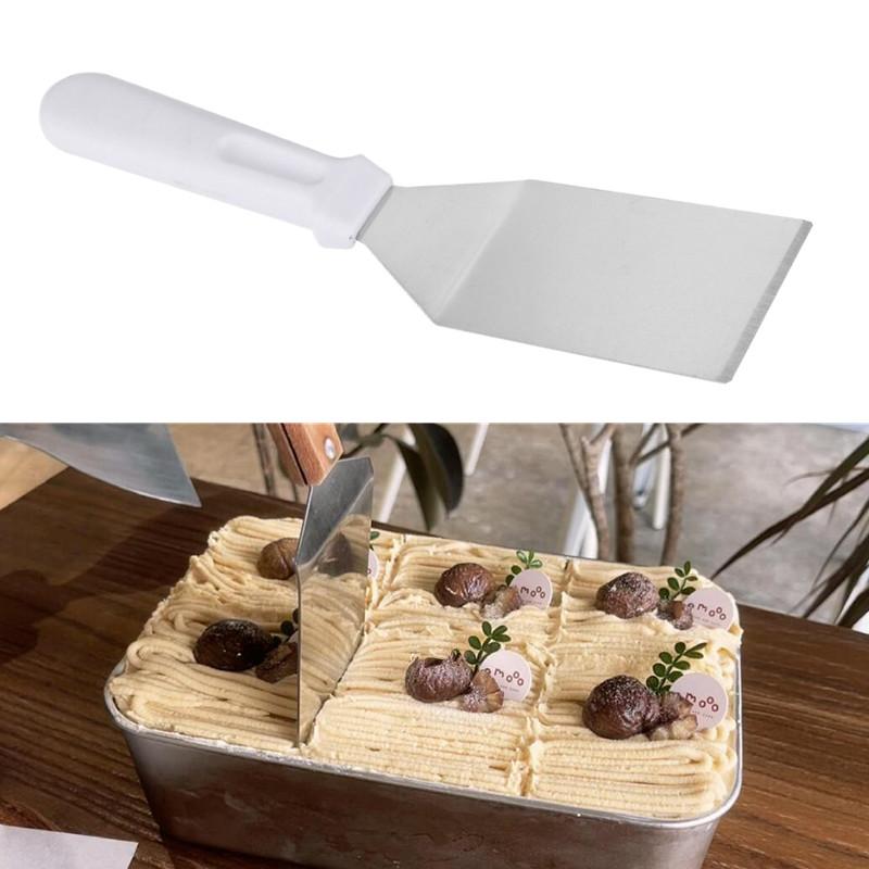 ステンレス鋼ケーキスパチュラプラスチックハンドル付きチーズシ - Okonomiyaki Spatula のレビューと価格