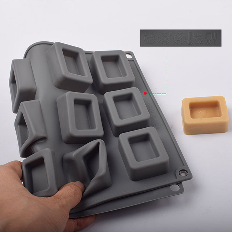 正方形ドーナツ型シリコンケーキ型、ゼリー、プリン、チョコレー - Donut Mold Silicone のレビューと価格