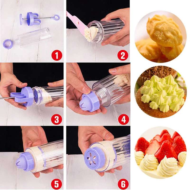 BOzzh-手動のクッキープレス機,装飾的な絞り機,チュロス - Churros Maker Gun のレビューと価格