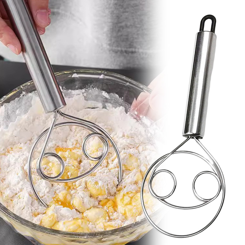 デンマーク生地パン泡立て器ステンレス鋼ハンドルキッチンベーキ - Danish Pancake Pan のレビューと価格