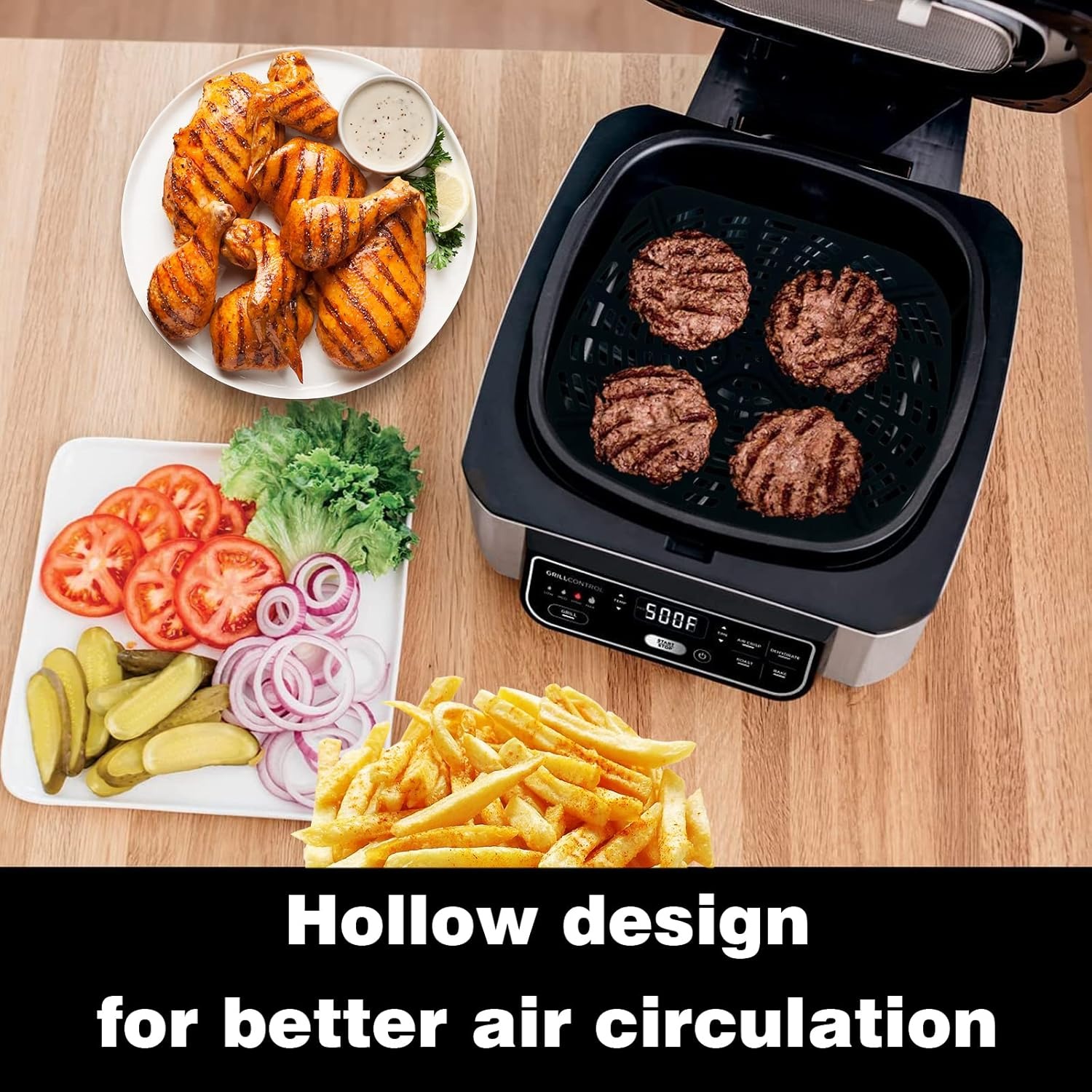 2 PC 再利用可能なシリコンライナーセット Ninja F - Ninja Air Fryer Af300 のレビューと価格