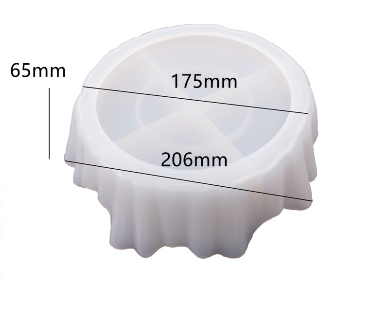 レーストレイフルーツトレイ DIY 石膏樹脂シリコーン型家の - Potsticker Mold のレビューと価格