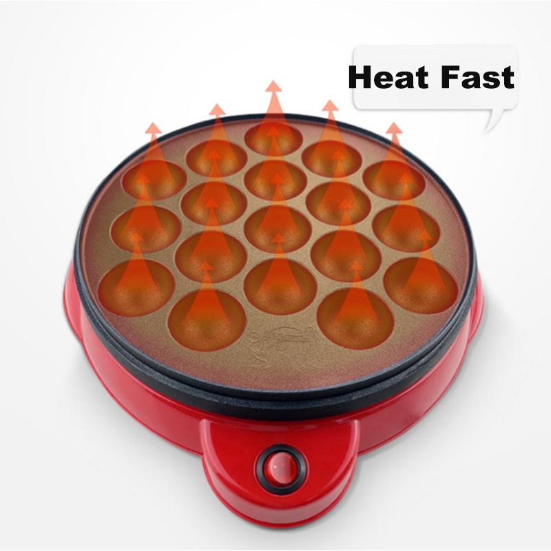 220V ちびまる子ベーキングマシン家庭用電気たこ焼きメーカ - Takoyaki Grill Plate のレビューと価格